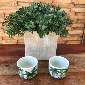 🍶Set of Two Japanese Ceramic Sake Cups.